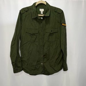 NWT Forever 21 Olive Green Military Jacket